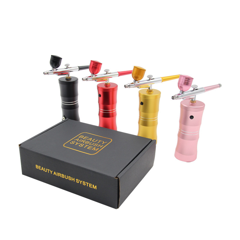 Mini Airbrush Nano Oxygen Pres - đánh giá và giá Airbrush Kit With Mini Compressor