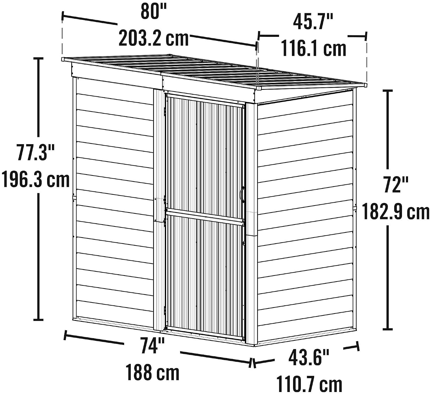 Compact Galvanized Steel Stora - đánh giá và giá Garden Tools