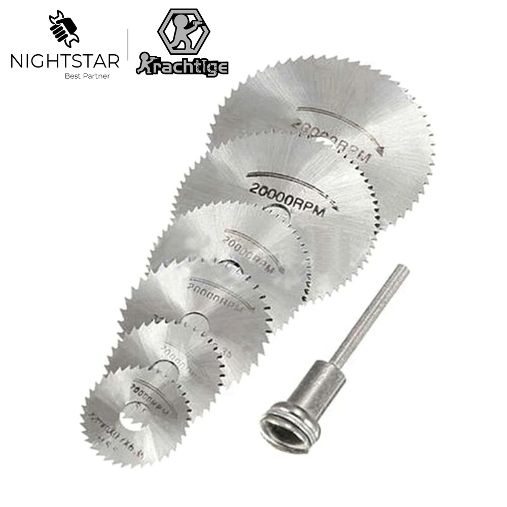 7 Mini HSS Nhỏ Lưỡi Tròn Xoay  - đánh giá và giá Cordless Rotary Tool Kit Accessories
