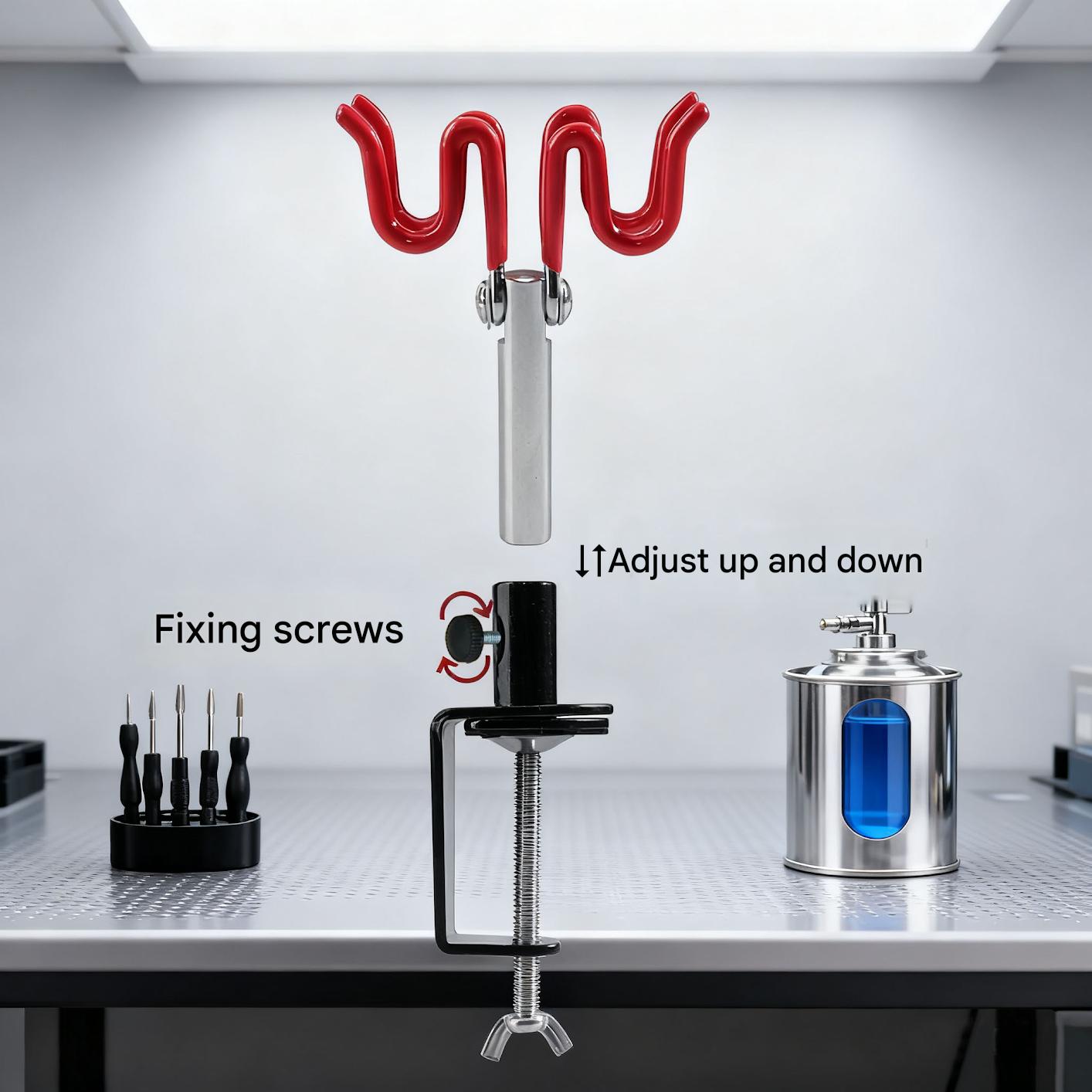 Airbrush Holder Gravity Stand  - đánh giá và giá Airbrush Kit With Mini Compressor