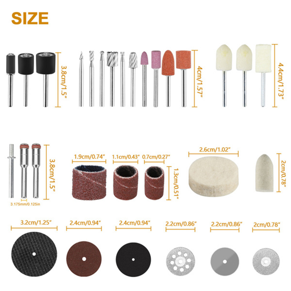 40 ~ 217 Chiếc Dụng Cụ Điện Dụ - đánh giá và giá Cordless Rotary Tool Kit Accessories