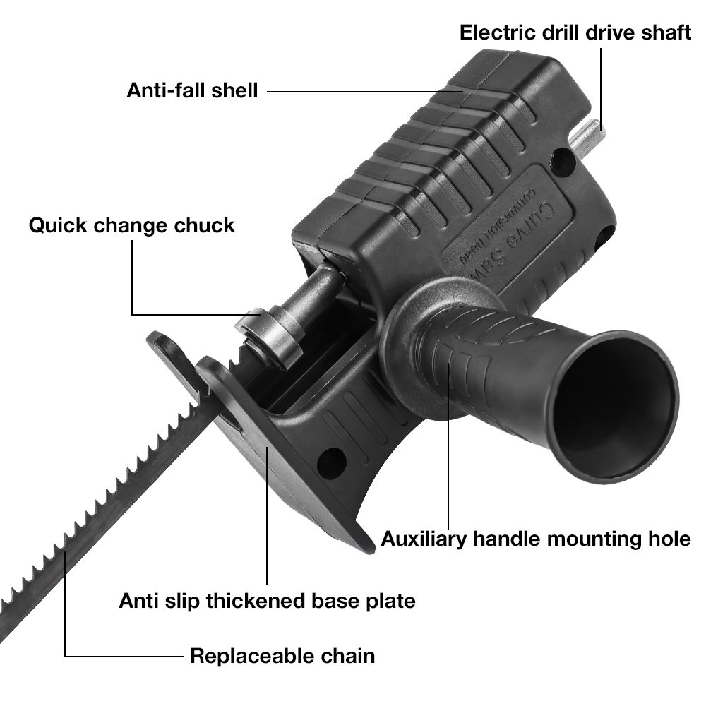 Quick Chuck Drill Saw Adapter  - đánh giá và giá Reciprocating Saw Attachment Drill